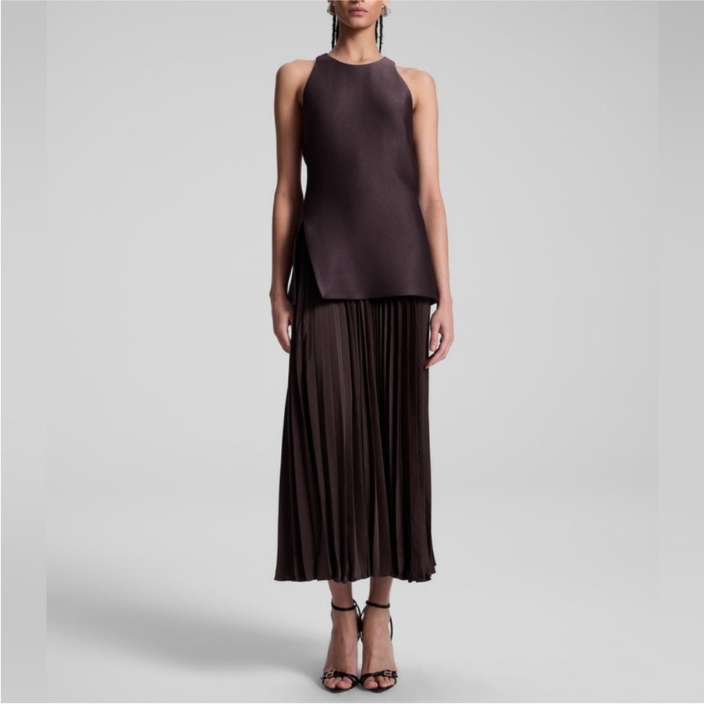 A.L.C. Willow Pleated Midi Dress